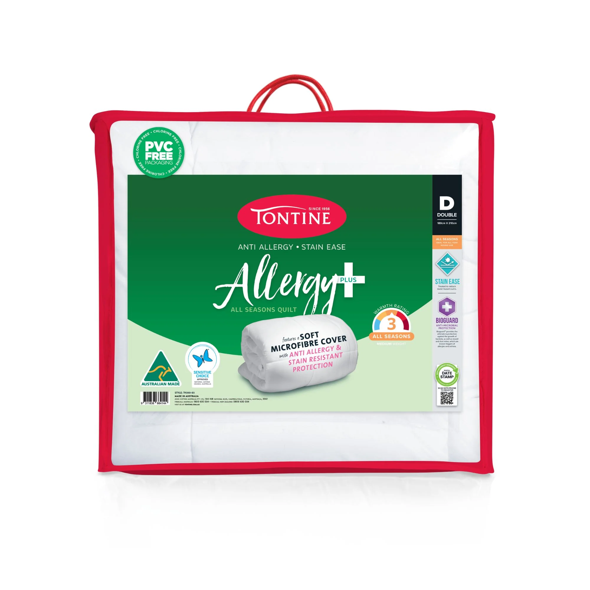 Allergy Plus Stain Ease Medium Weight Quilt - All Seasons - Image 8