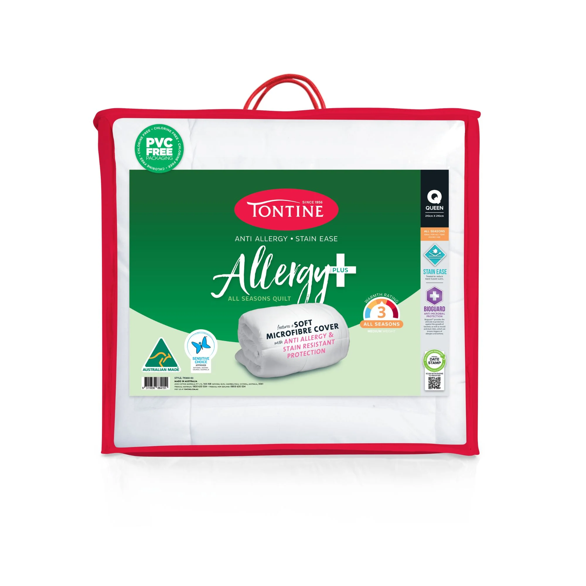 Allergy Plus Stain Ease Medium Weight Quilt - All Seasons - Image 9