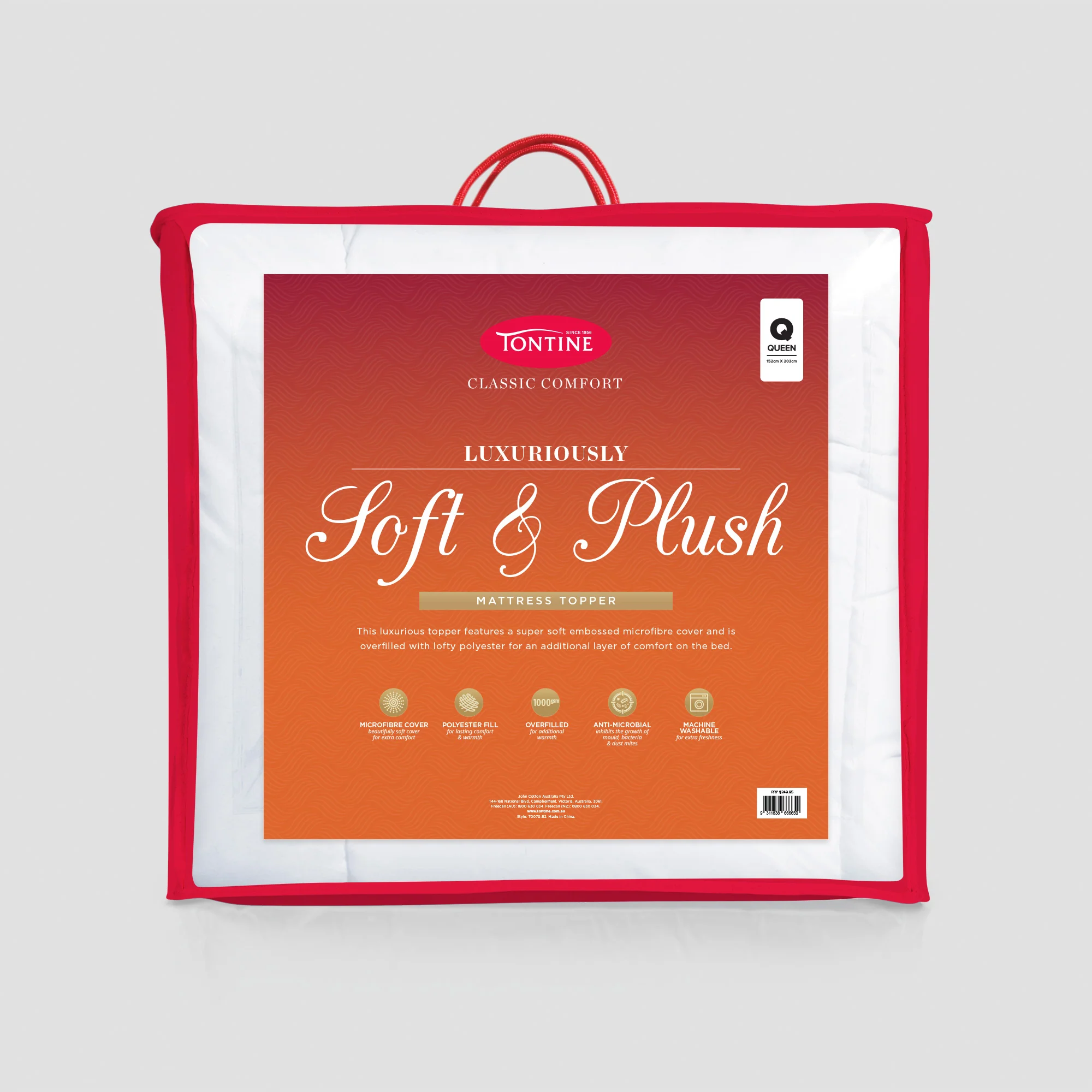 Classic Comfort Soft & Plush 1000gsm Mattress Topper - Image 3