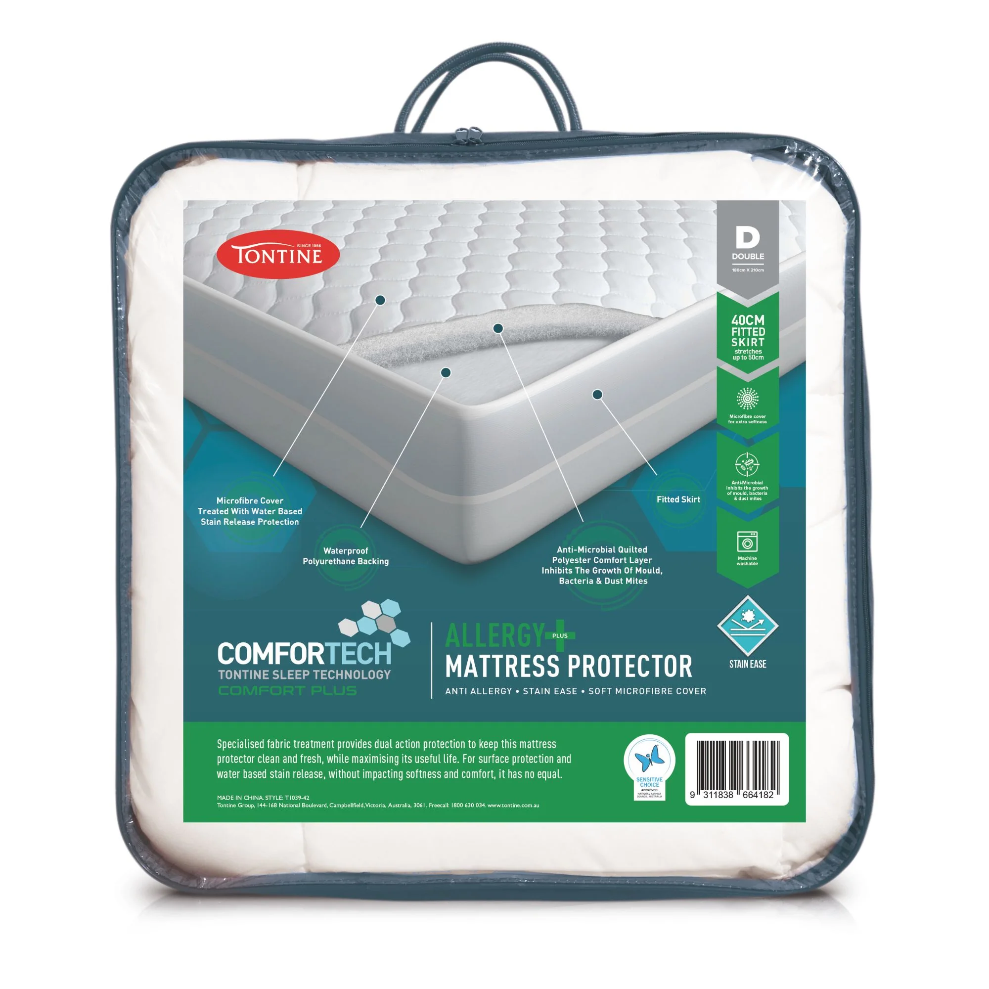 Comfortech Allergy Plus Stain Ease Mattress Protector - Image 6