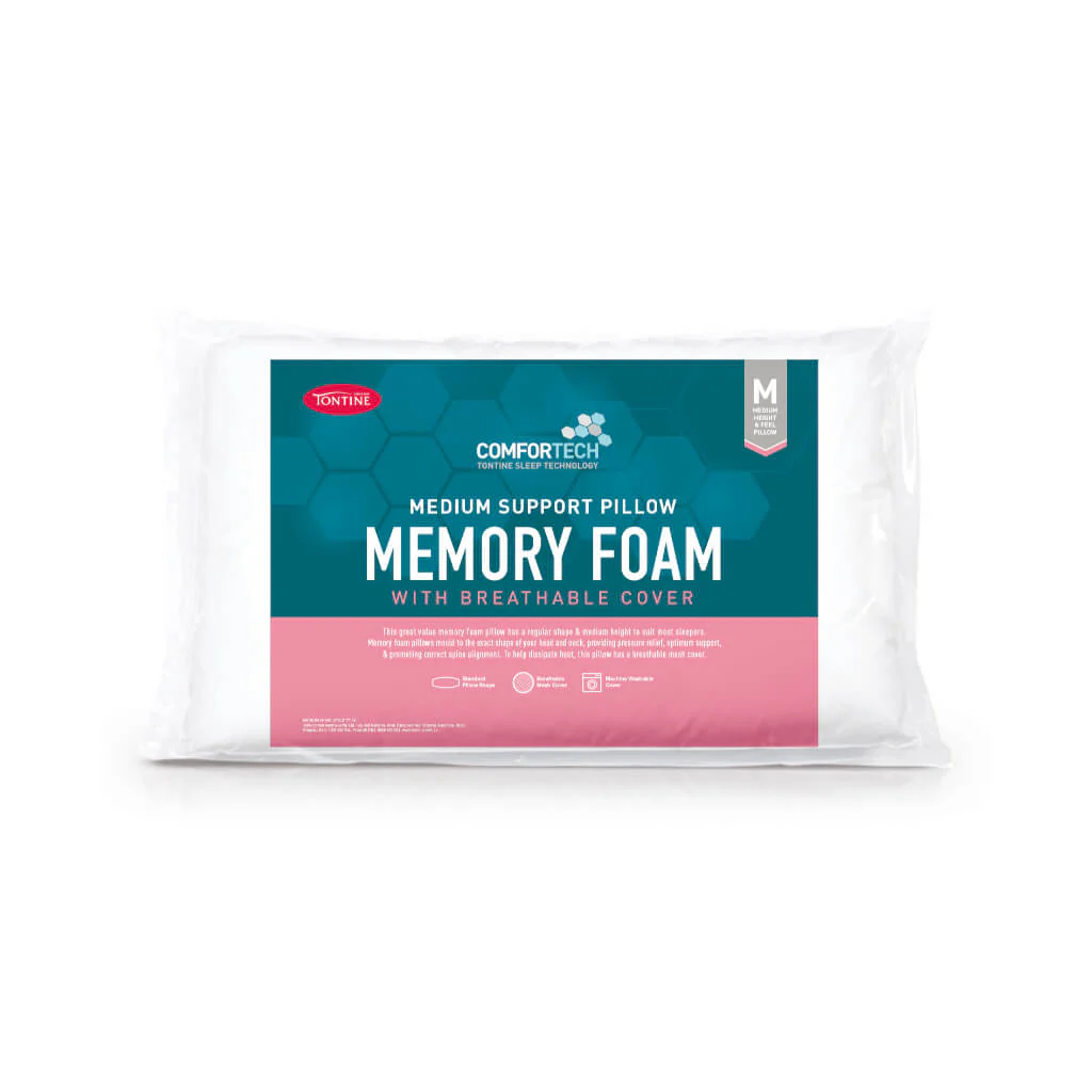 Comfortech Medium Support Memory Foam Pillow