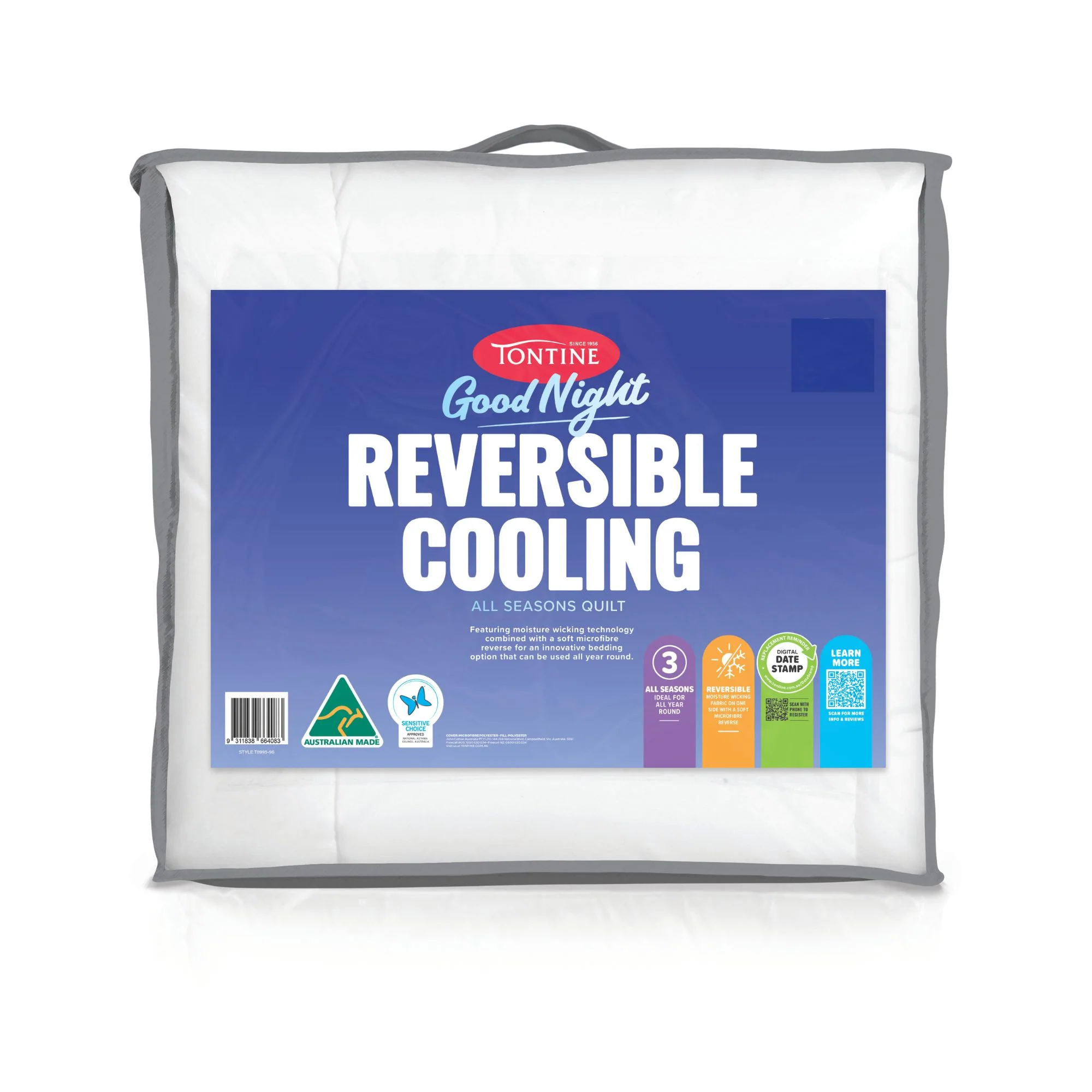Good Night Reversible Cooling Quilt – All Seasons