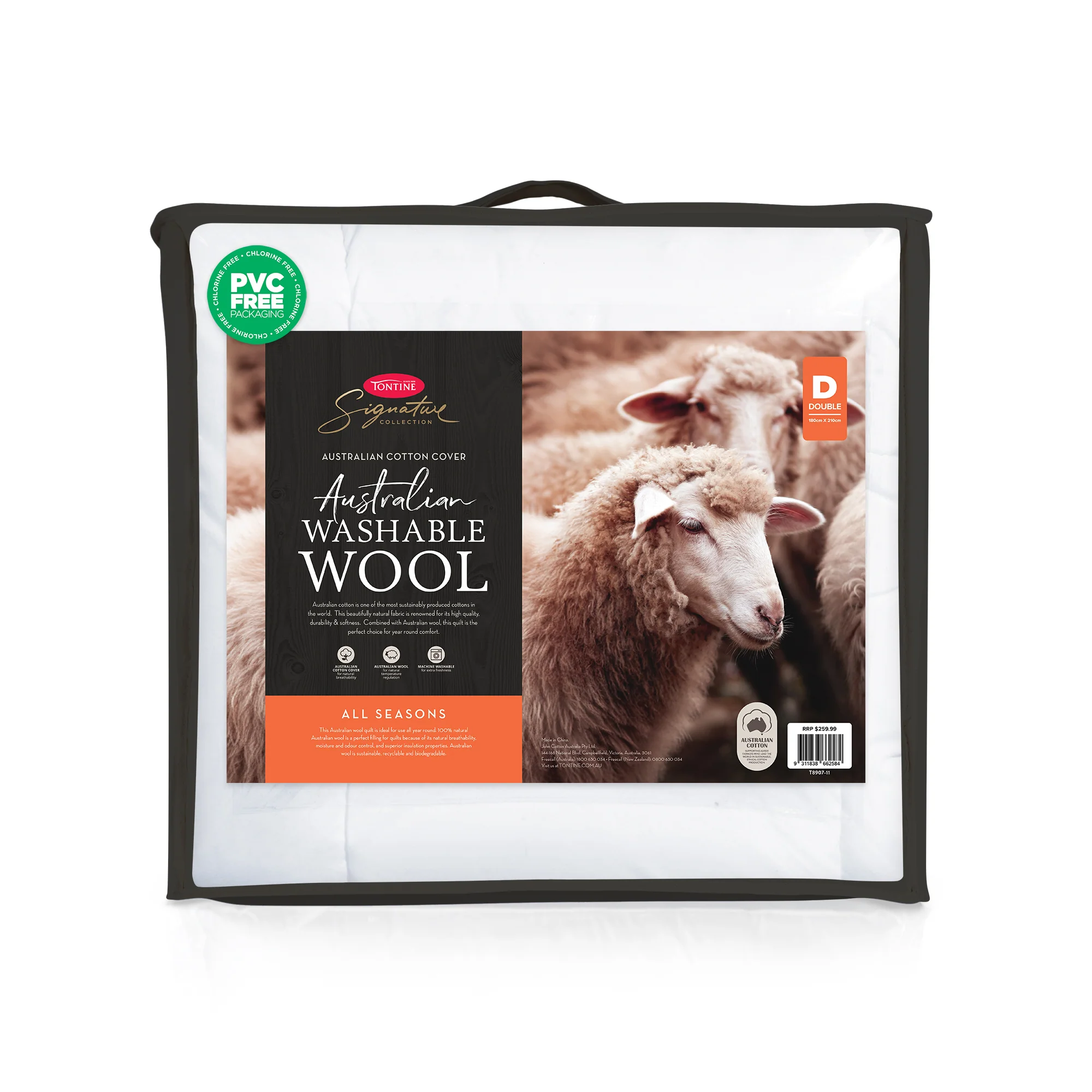 Signature Collection Australian Washable Wool Quilt - All Seasons - Image 8
