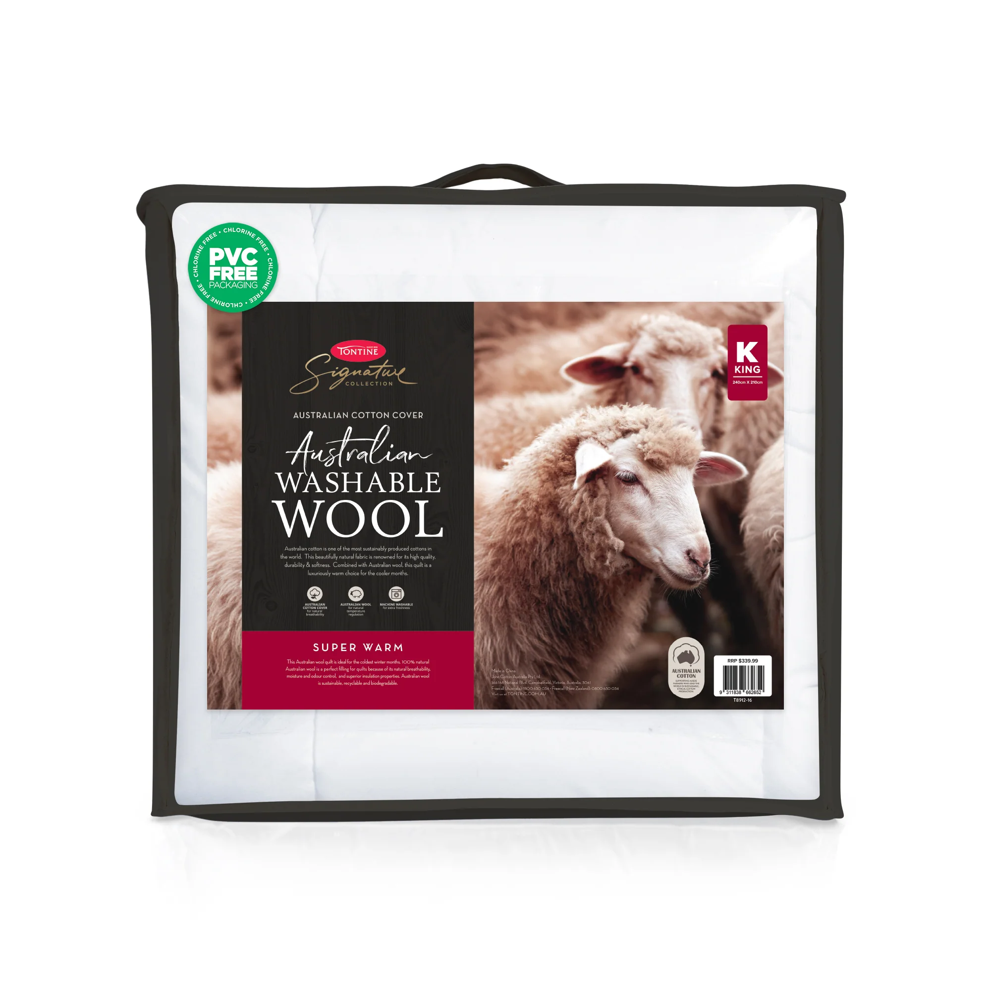 Signature Collection Australian Washable Wool Quilt - Super Warm - Image 10
