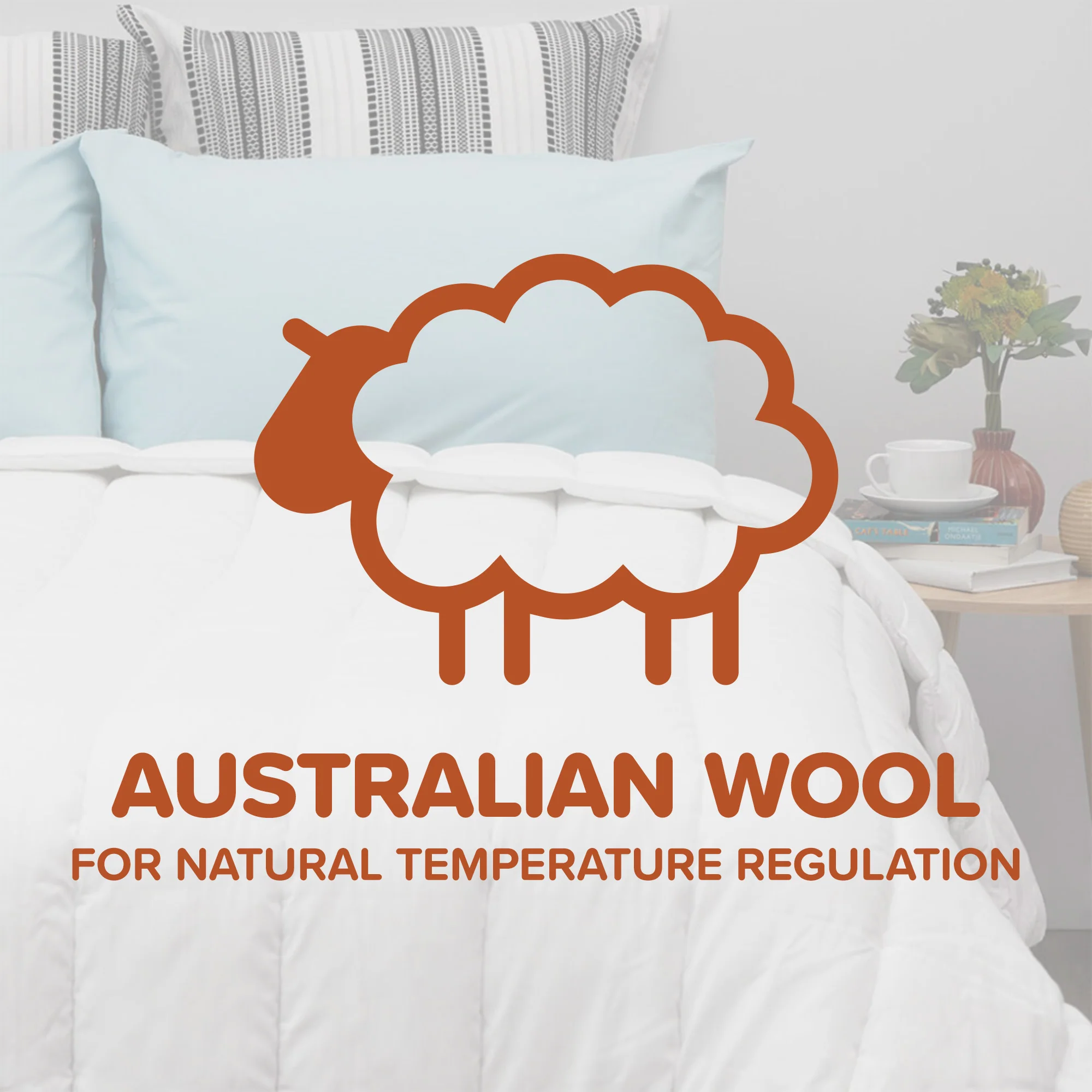 Signature Collection Australian Washable Wool Quilt - All Seasons - Image 4