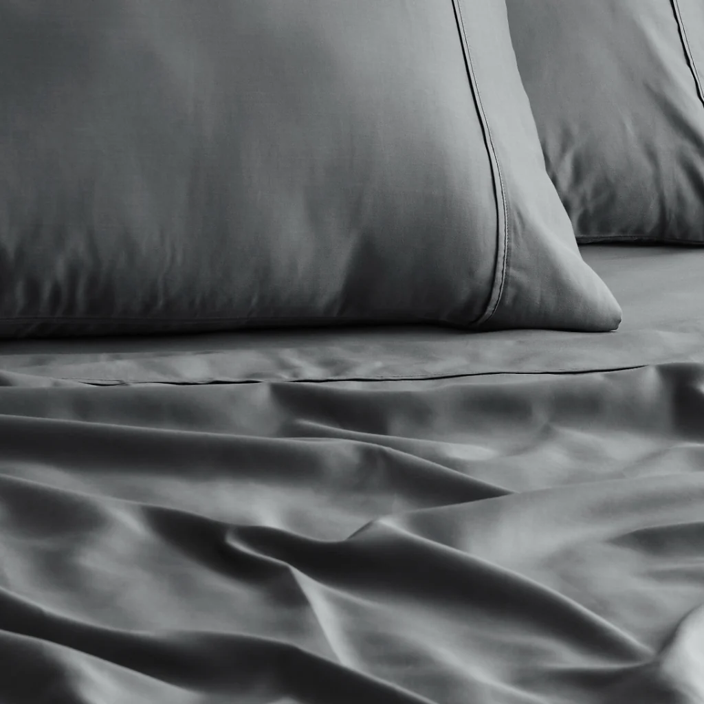 1200TC Cotton Rich Sheet Set Cotton Polyester Includes Pillowcases Flat Fitted Sheet - Image 5