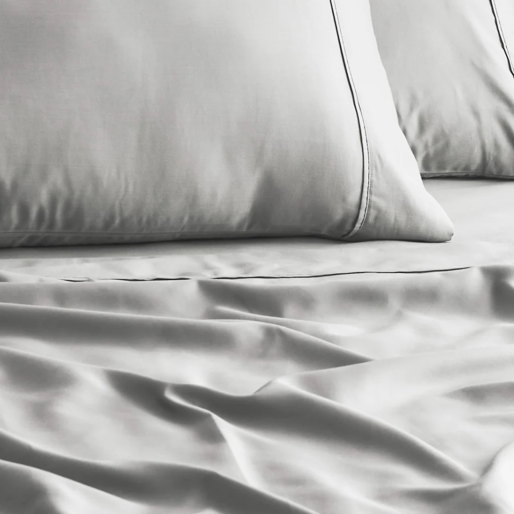 1200TC Cotton Rich Sheet Set Cotton Polyester Includes Pillowcases Flat Fitted Sheet - Image 6