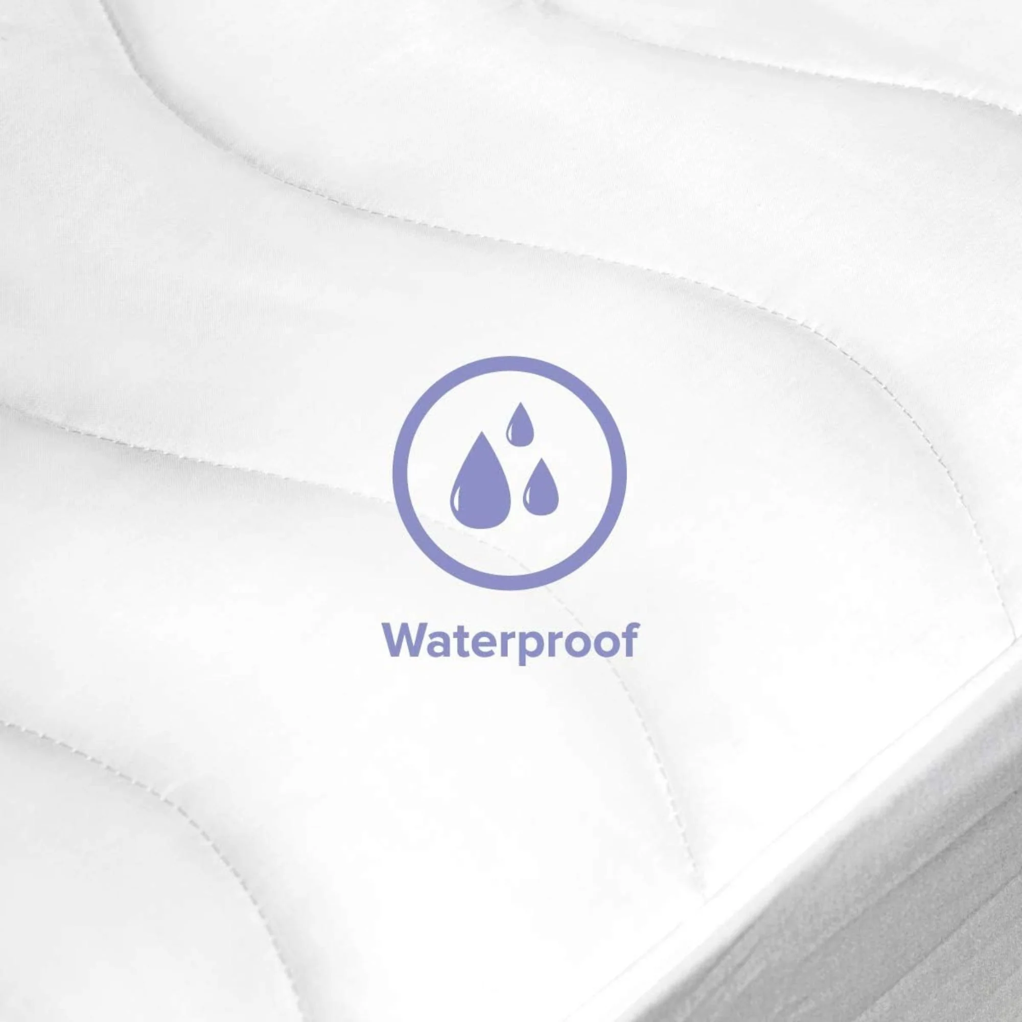 Comfortech Stain Ease Mattress Protector Waterproof 50cm Fitted Skirt - Image 5