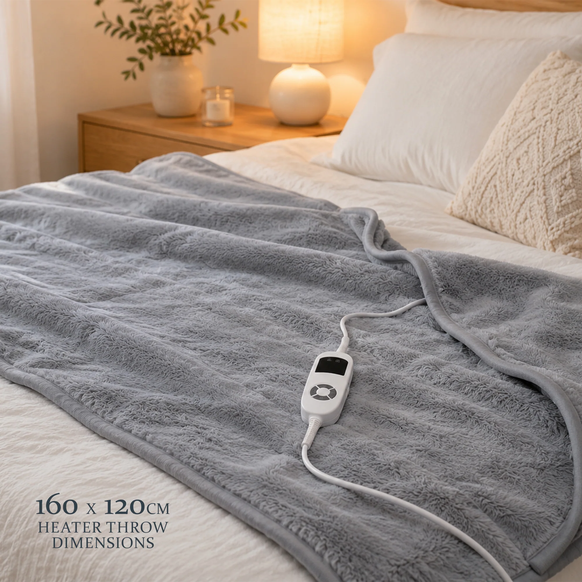 Luxuriously Warm & Soft Heated Throw - Image 4